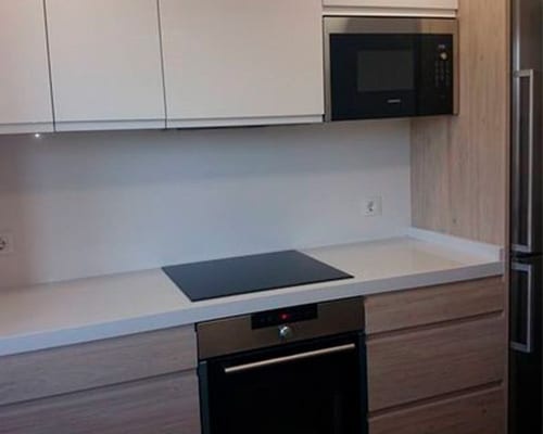 Reforma de cocina con dos bancadas